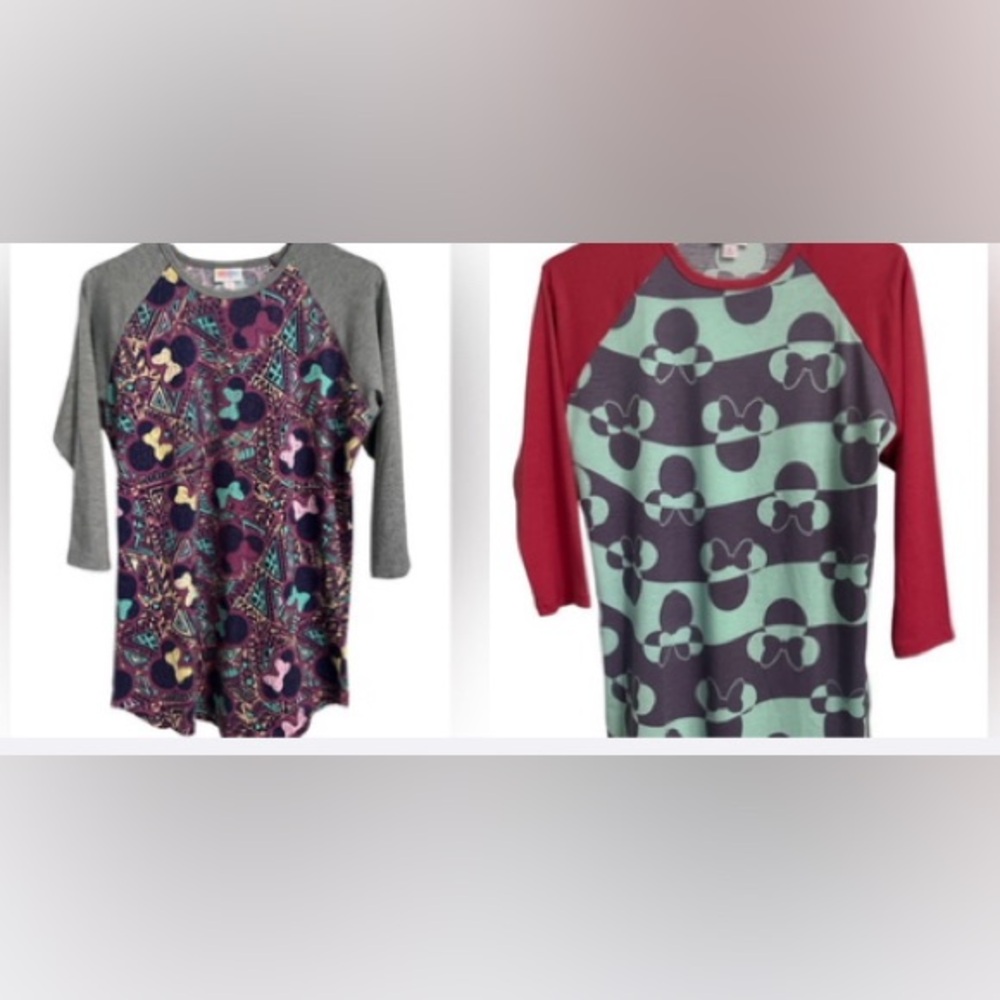 NWT - 2 FOR 1! LuLaRoe DISNEY Official Licensed Tunic Tops Sz Small